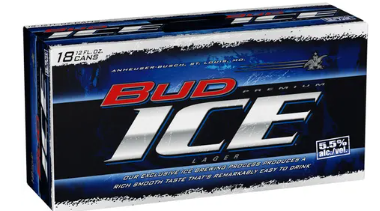 BUD ICE CANS