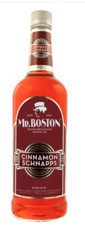 MR BOSTON CINNAMON SCHNAPPS